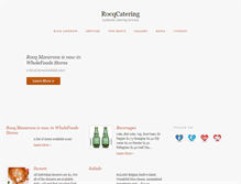 Tablet Screenshot of catering.rocqgroup.com